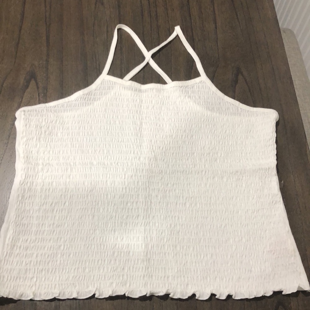 White stretchy top XXXL